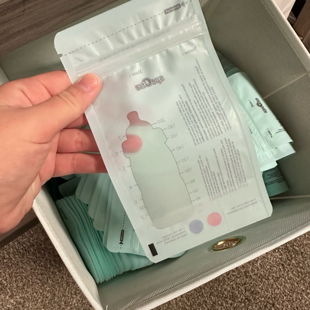 Spectra breast milk storage bags (600)